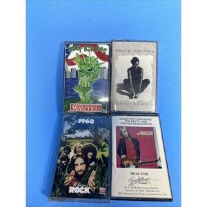 lot of cassette tapes Rod Stewart, Tracy Chapman, Ugly Kid Joe and 1968 Rockb1